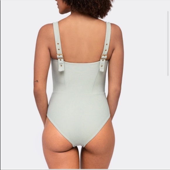 Revel Rey Hunter one piece swimsuit -Sage- - Picture 4 of 8
